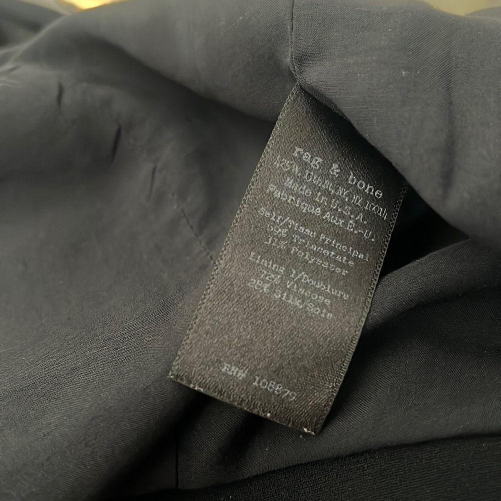 Rag & Bone black, back cut-out blazer - Picture 5 of 5
